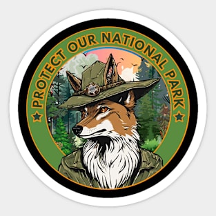 PROTECT OUR NATIONAL PARK Sticker